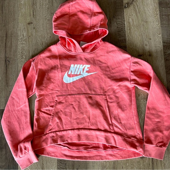 Nike Light Orange Hoodie Girls Size XL - Picture 5 of 6